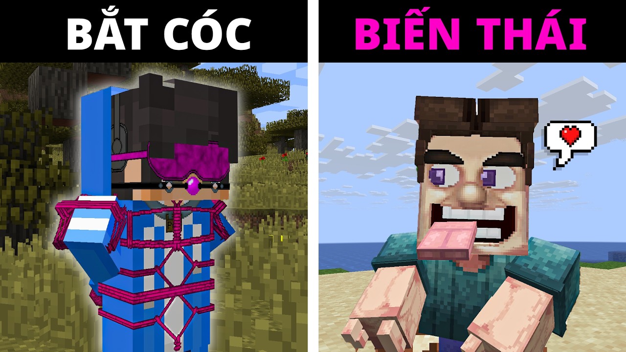 Mình Chơi Thử Những Bản Mod BỊ CẤM Trong Minecraft...
