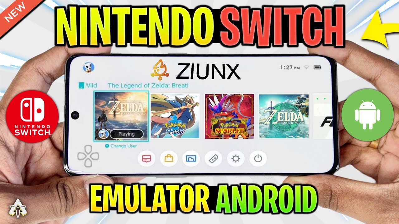 NEW 🔥 ZIUNX ANDROID - SETUP/SETTINGS/GAMEPLAY - BEST NINTENDO SWITCH