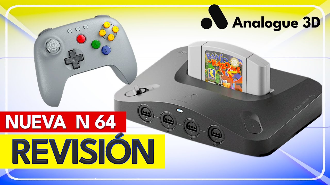 Nueva NINTENDO 64 Analogue 3D - REVISION 🔥🔥 | Jugamer
