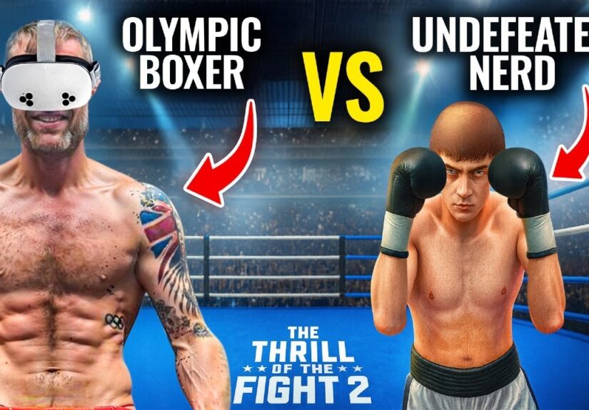 Olympic Boxer Faces CRAZY VR Opponent! | Thrill of the