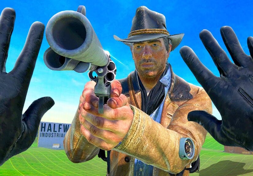 Playing Red Dead Redemption 2 in Virtual Reality - Bonelab