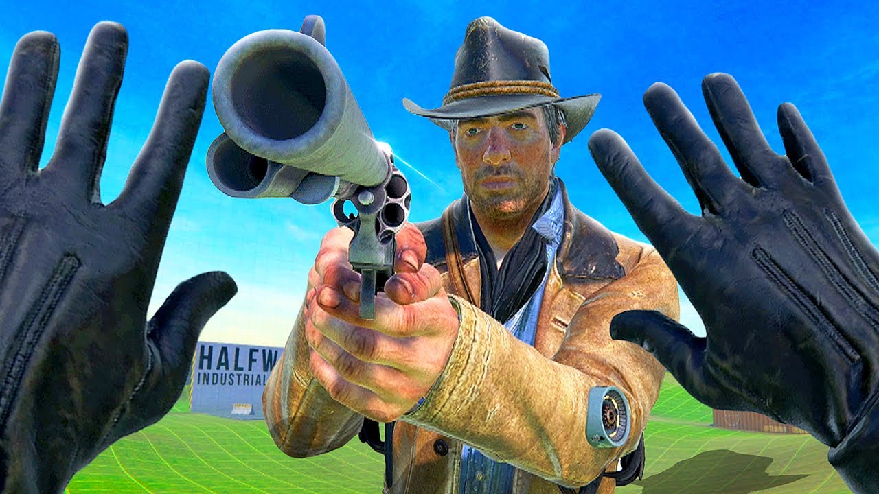 Playing Red Dead Redemption 2 in Virtual Reality - Bonelab