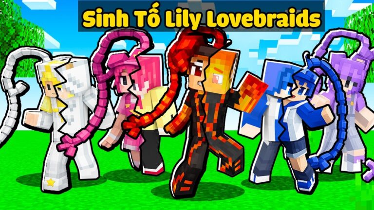 Sinh Tố Team Biến Thành Lily Lovebraids Minecraft