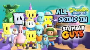 Stumble Guys - Gameplay of All Spongebob Skins (Part 1)