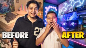 Surprising a Subscriber with his Dream Gaming Setup!