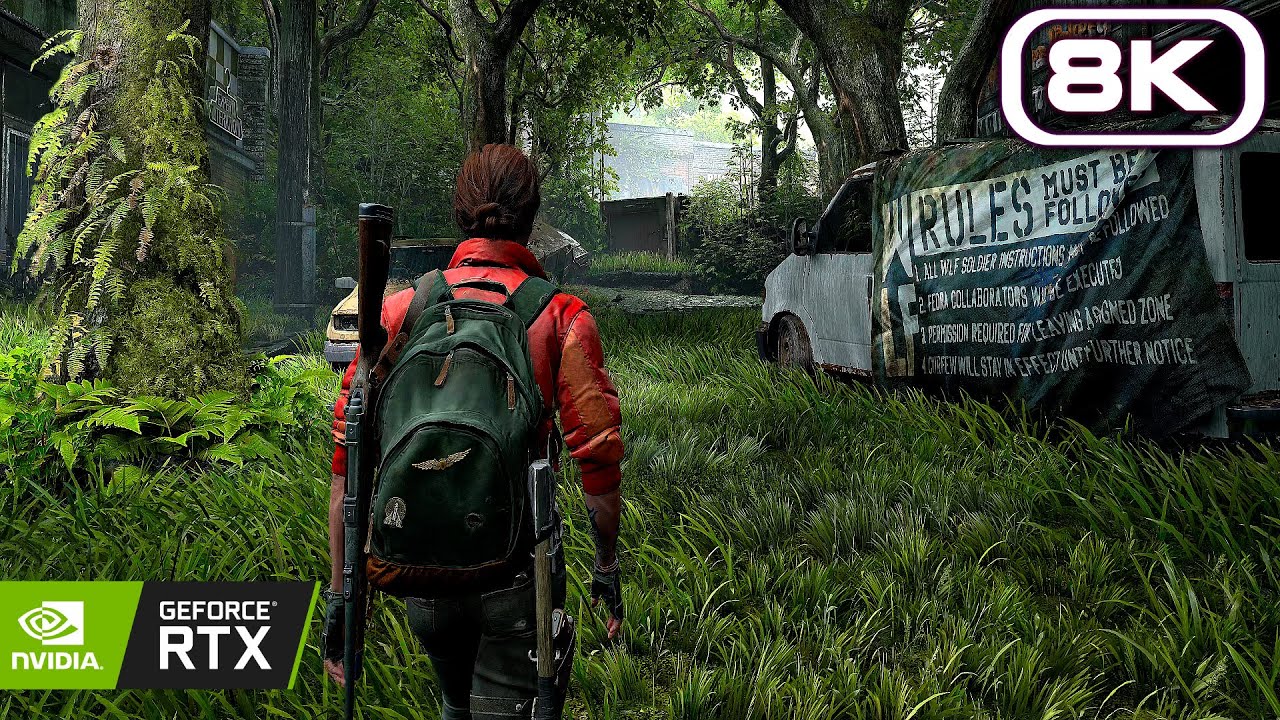 THE LAST OF US 2 REMASTERED PC Gameplay 8K HDR