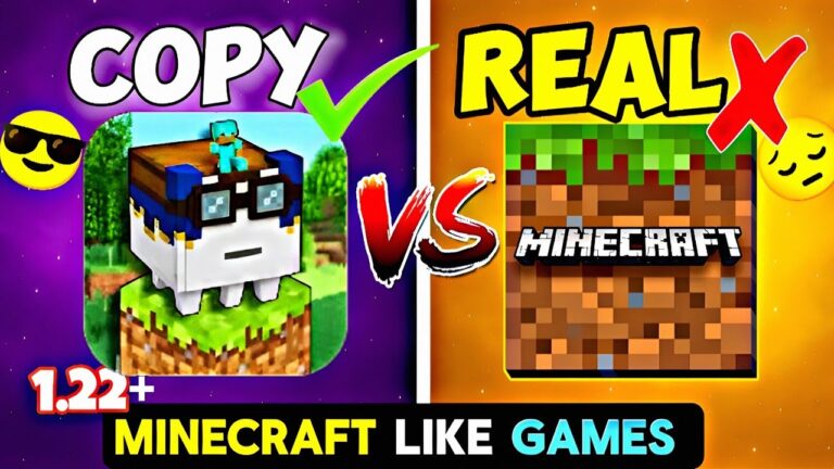 TOP 3 COPY GAMES LIKE MINECRAFT 1.22 JAVA EDITION WITH