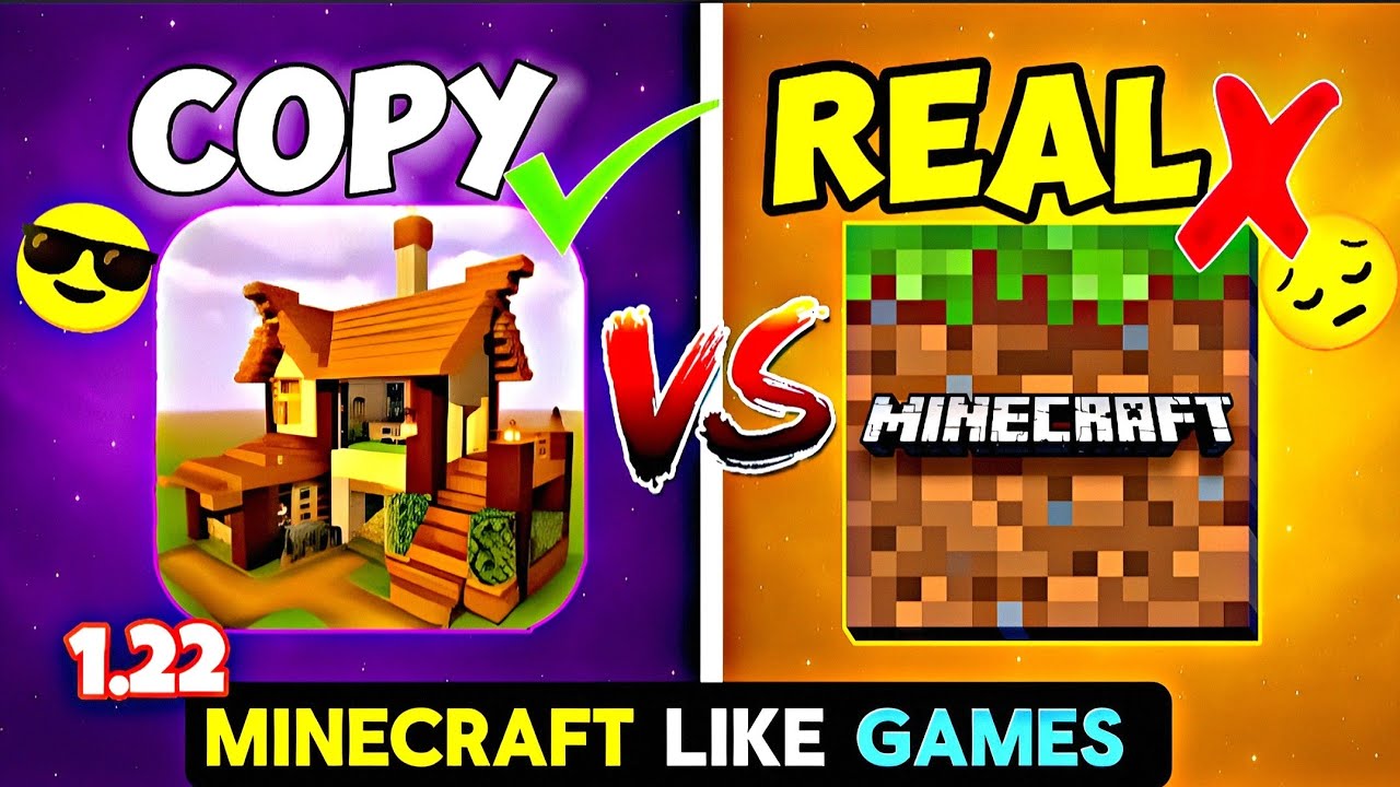 TOP 3 COPY GAMES LIKE MINECRAFT 1.22 JAVA EDITION 🤩|