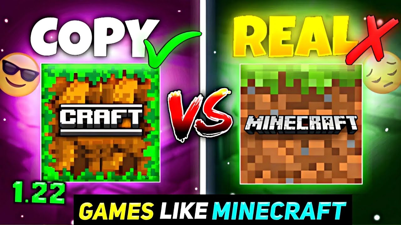 TOP 5 BEST COPY GAMES LIKE MINECRAFT 1.22 JAVA EDITION