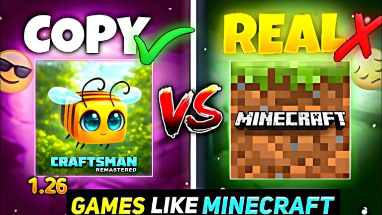 TOP 5 BEST COPY GAMES LIKE MINECRAFT 1.26 JAVA EDITION