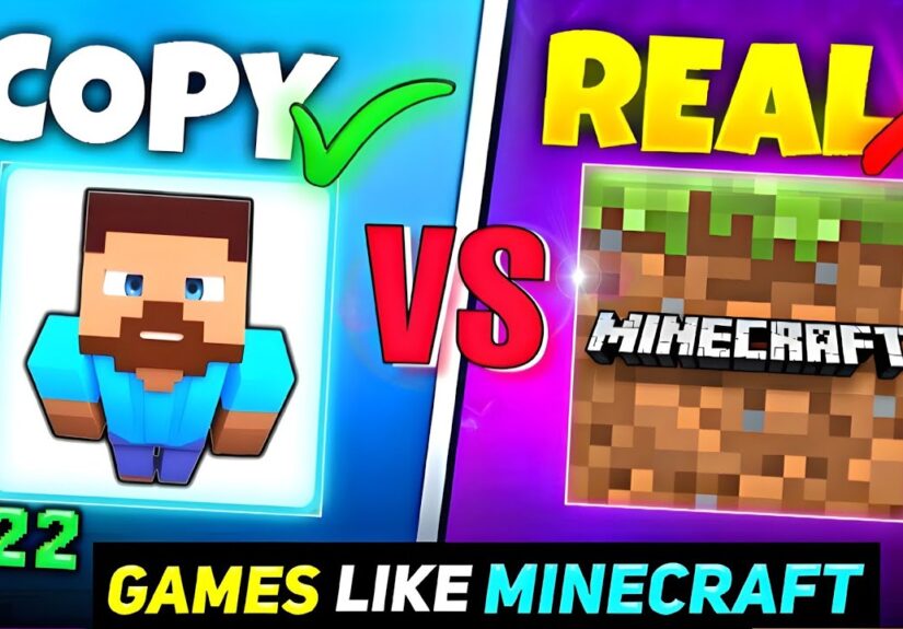 TOP 5 COPY GAMES LIKE MINECRAFT 1.22+ JAVA EDITION 🤩