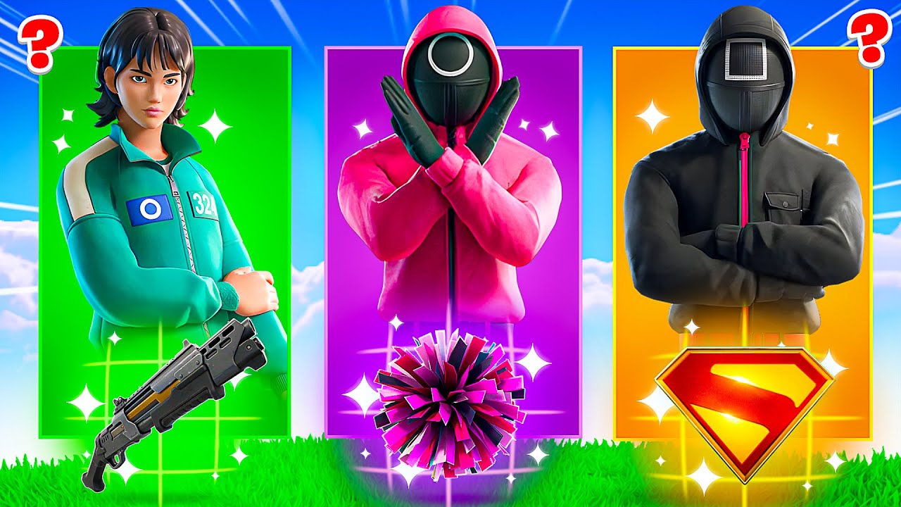 The *RANDOM* SQUID GAMES BOSS Challenge! (Fortnite)