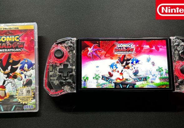 Unboxing Sonic X Shadow Generations - Nintendo Switch OLED