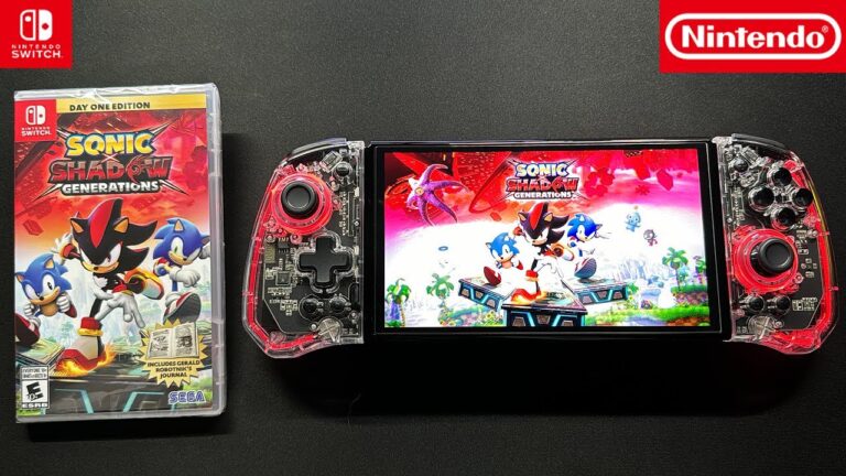 Unboxing Sonic X Shadow Generations - Nintendo Switch OLED