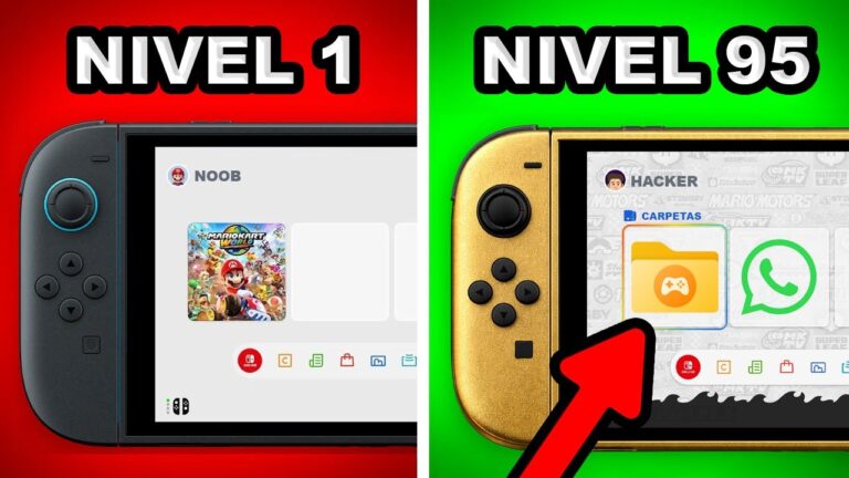 Usuario Nivel 1 vs Nivel 100 en Nintendo Switch 2