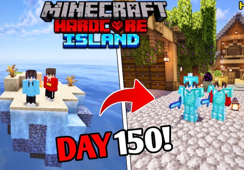 We Survived 150 Days On a DESERTED ISLAND With NOTHING
