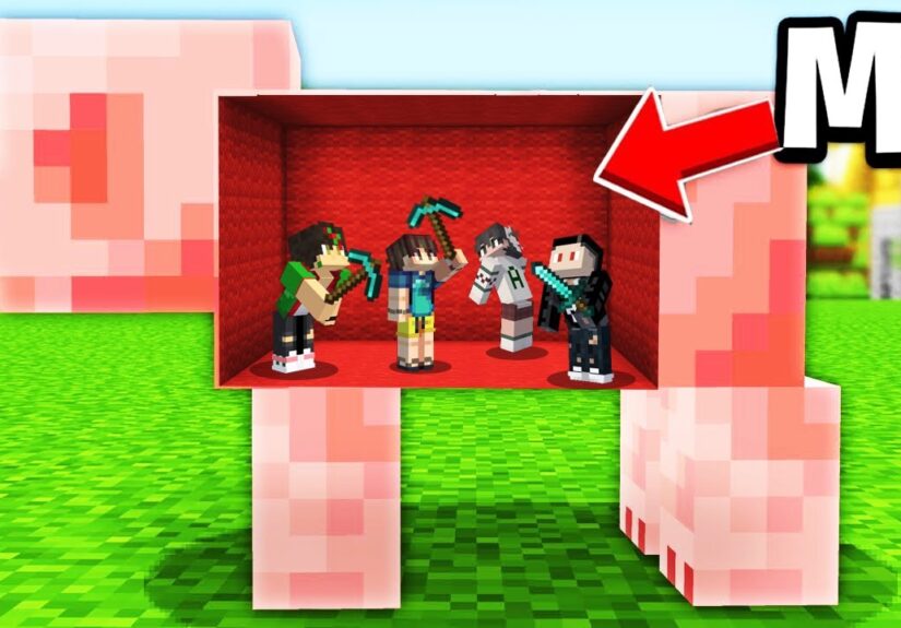 What's Inside This Pig in Minecraft (Tagalog)