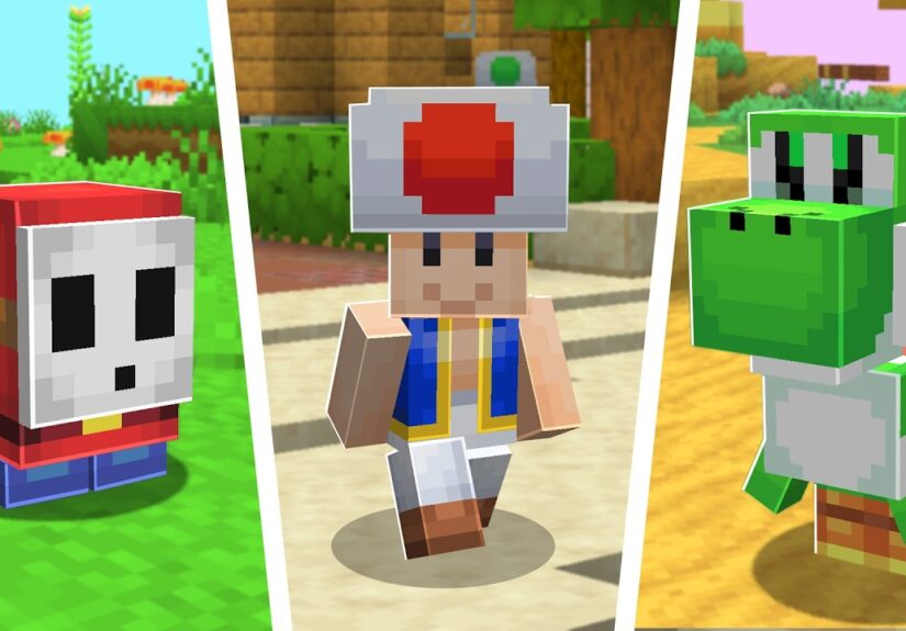 a mod that adds mario in minecraft