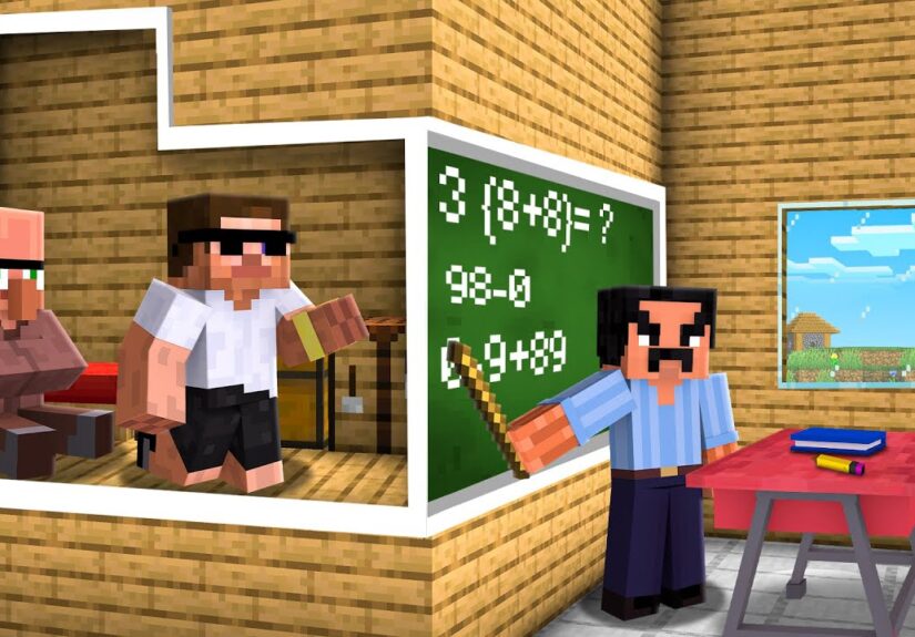 i Built a SECRET ROOM to Hide in School!
