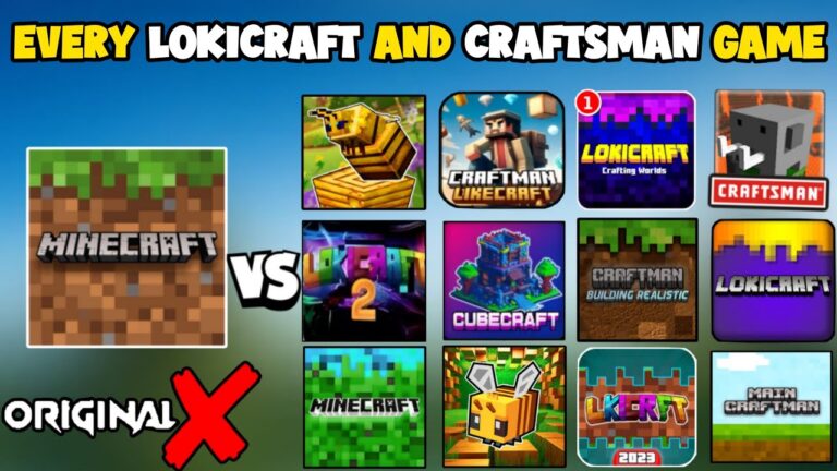 i Played Every Minecraft Clone LOKICRAFT And CRAFTSMAN Games Ever