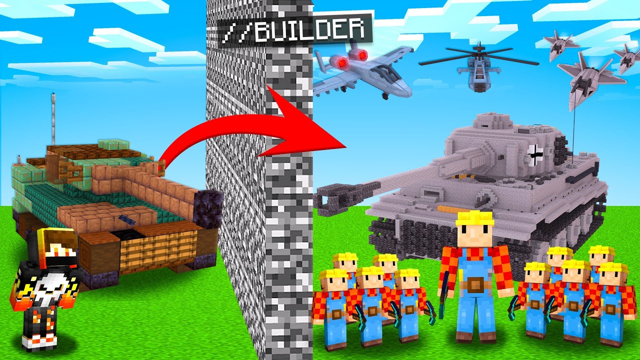 i cheated with //BUILDER in Minecraft build battle.....