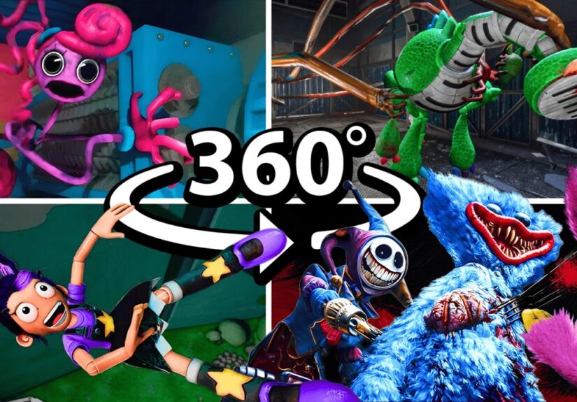 360° YOU ARE The Playtime BUTCHER! ALL BOSS DEATHS in