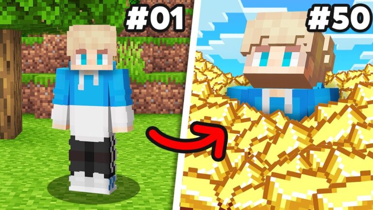 50 ASTUCES pour être un PRO dans MINECRAFT..