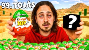 ADDIG NYITOK MINECRAFT KINDER TOJÁS AMÍG...