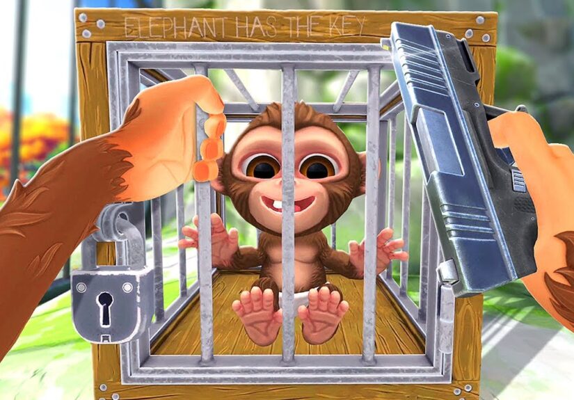 Becoming a BODYGUARD For Jimmy - I Am Monkey VR