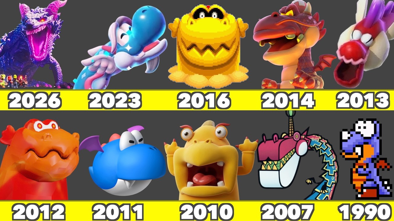 Evolution of Dragons Game Graphics in Nintendo Games & Movie