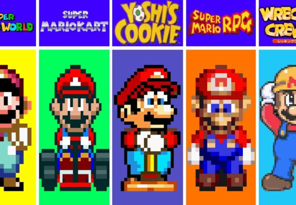Evolution of Super Mario Games in Super Nintendo, Snes Console