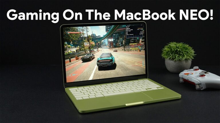 Gaming On The New MacBook Neo!