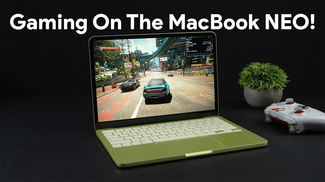 Gaming On The New MacBook Neo!
