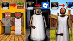 I Played Granny in Other Games 😱 (Minecraft, Roblox, Free