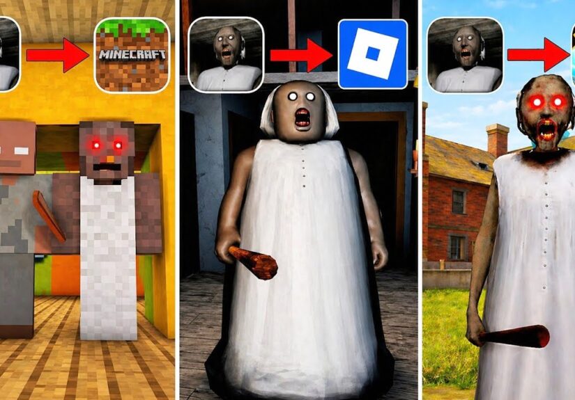 I Played Granny in Other Games 😱 (Minecraft, Roblox, Free