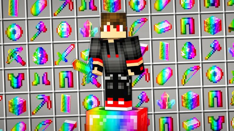 Minecraft But There Are Super OP Items !!