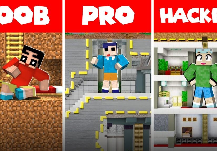 Minecraft Underground House Build Battle Challenge 😍🔥 | SHINCHAN vs