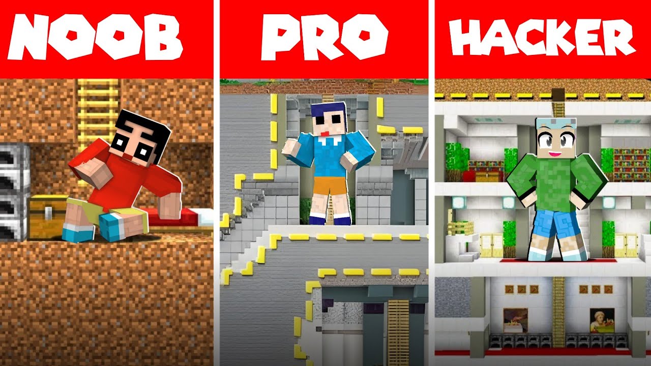 Minecraft Underground House Build Battle Challenge 😍🔥 | SHINCHAN vs