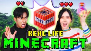 Minecraft in REAL LIFE ?!【 CHALLENGE 】 @davidmatthew_