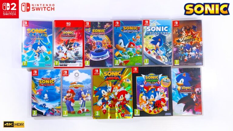 My Sonic Nintendo Switch Games Collection