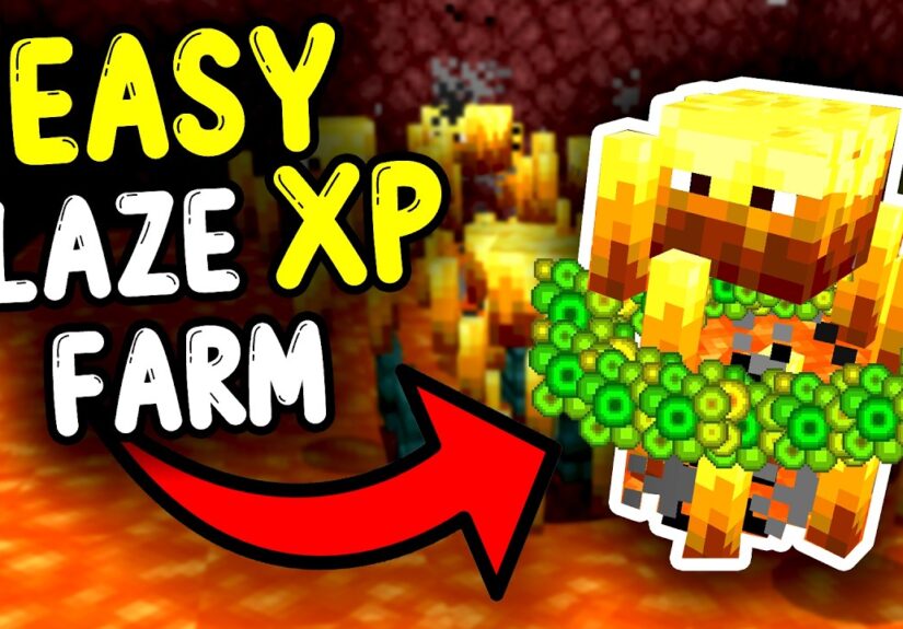 NEW EASY BLAZE XP Farm Minecraft Bedrock 1.21/26.1+!