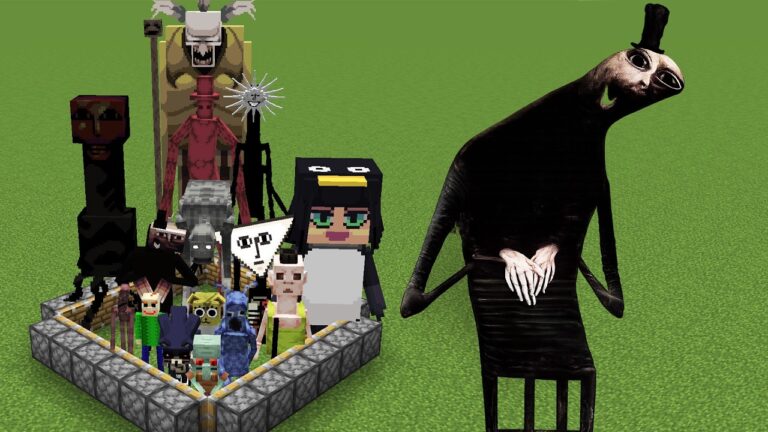 New Сreepypasta mobs combined in Minecraft