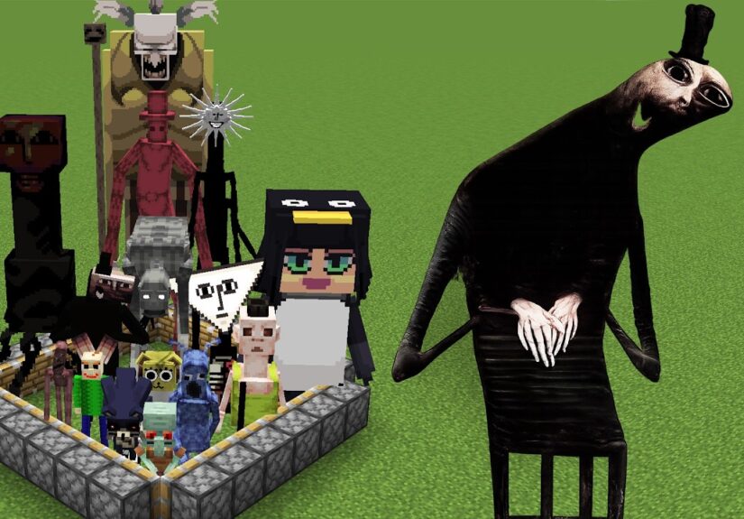 New Сreepypasta mobs combined in Minecraft