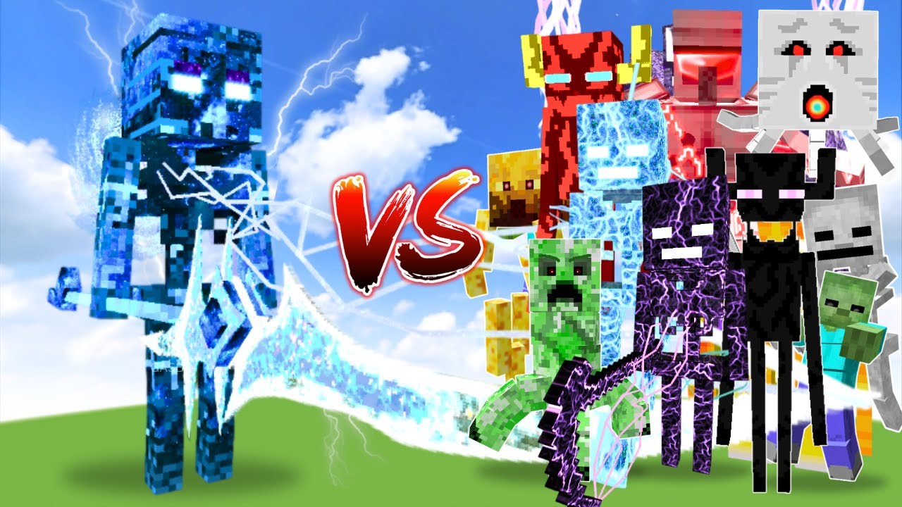 STARLIGHT DEATH vs ALL TITAN BOSSES | Minecraft Mob Battle