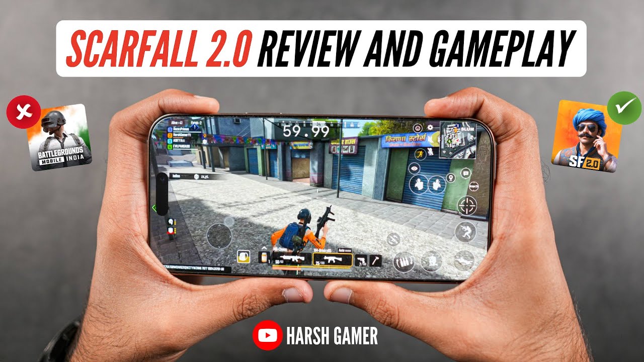 ScarFall 2.0 Game Review & Gameplay | Indian BGMI -