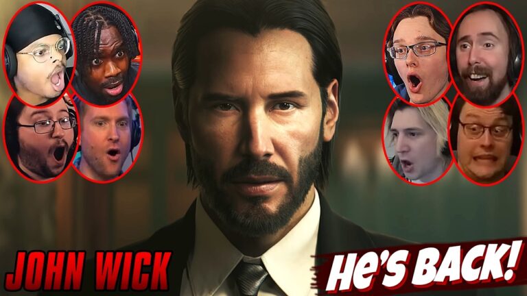 Streamers React To the NEW John Wick Game | TRAILER