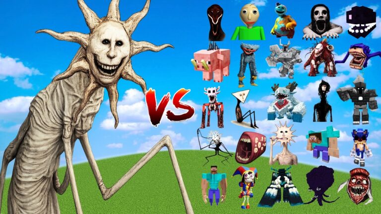 Sunman [Doctor Nowhere] vs All New Minecraft Bosses | Minecraft