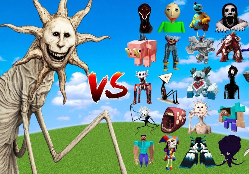 Sunman [Doctor Nowhere] vs All New Minecraft Bosses | Minecraft