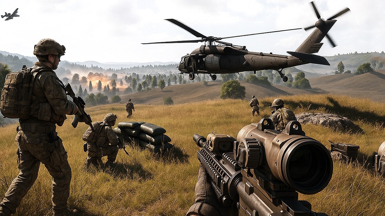 TOP 10 BEST Military Shooter Games You MUST Play