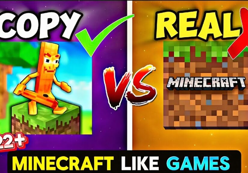 TOP 3 COPY GAMES LIKE MINECRAFT 1.22+JAVA EDITION WITH SPEAR